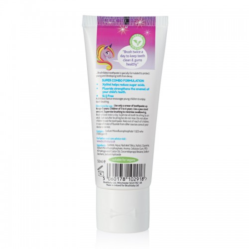 Brush-baby Unicorn Strawberry Toothpaste 3-6 years (50ml) 